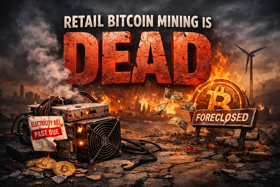Retail Bitcoin Mining is Dead...
